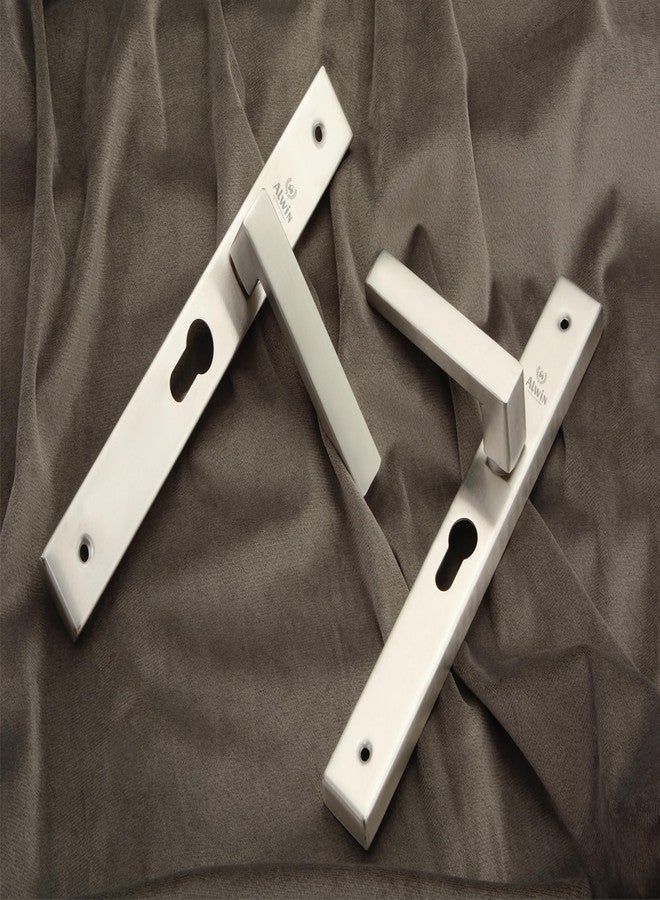 ALWIN'S 10'' Sleek Body | computerized ultra key Mortise Lock Made of Stainless Steel | 60mm Cylinder & Inside Knob 3 Keys | For Main door, Living room, Bedroom Doors in Home,Office & Hotels (SS MATT) - Image 4